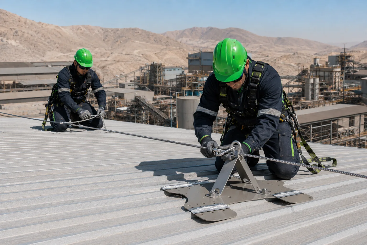 Instalación de líneas de vida: ingeniería antes que montaje