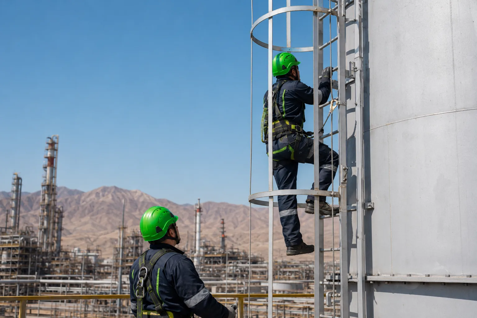 Línea de vida vertical: protección continua en el ascenso