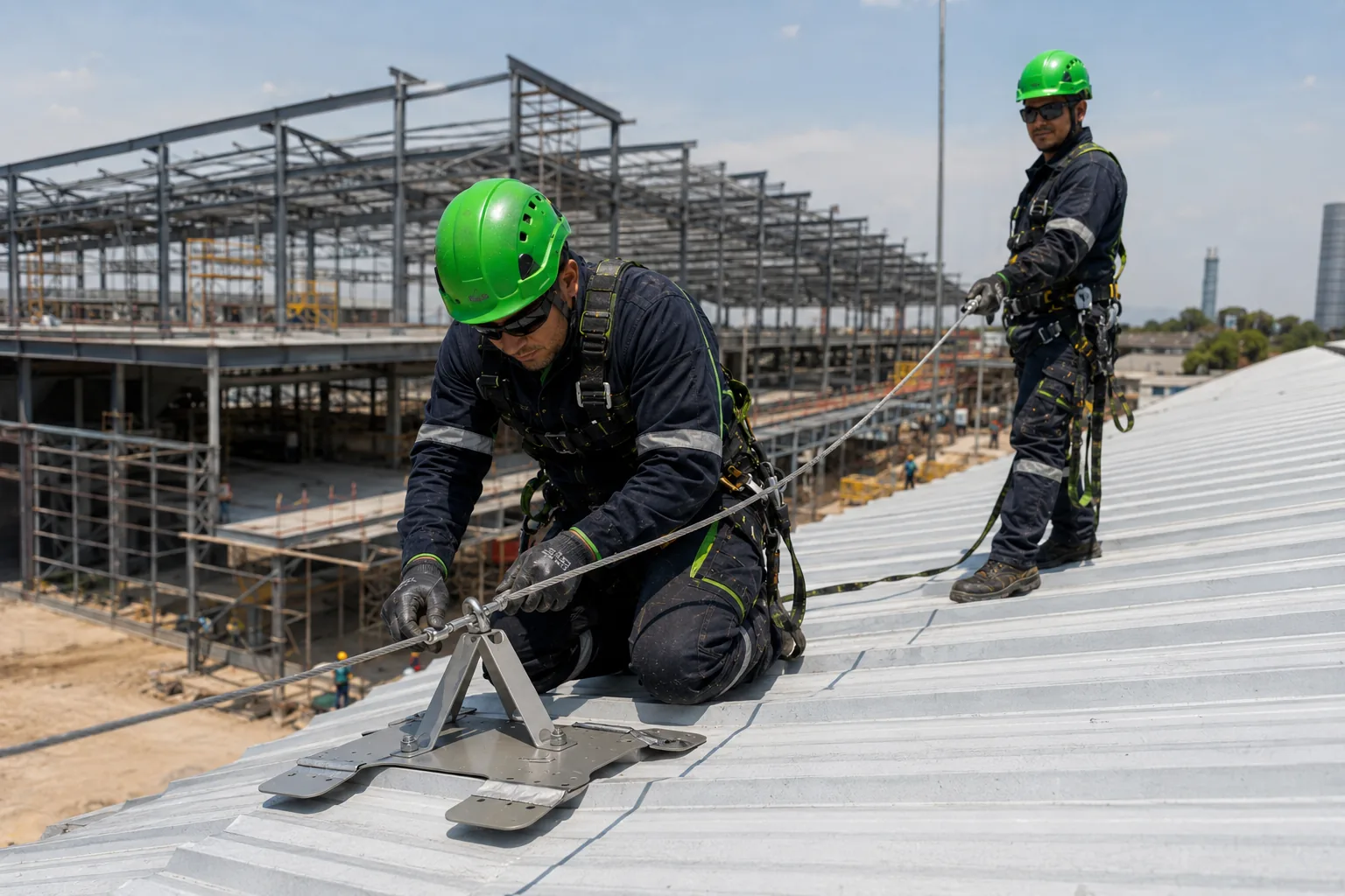 Líneas de vida para construcción: protección que avanza con la obra
