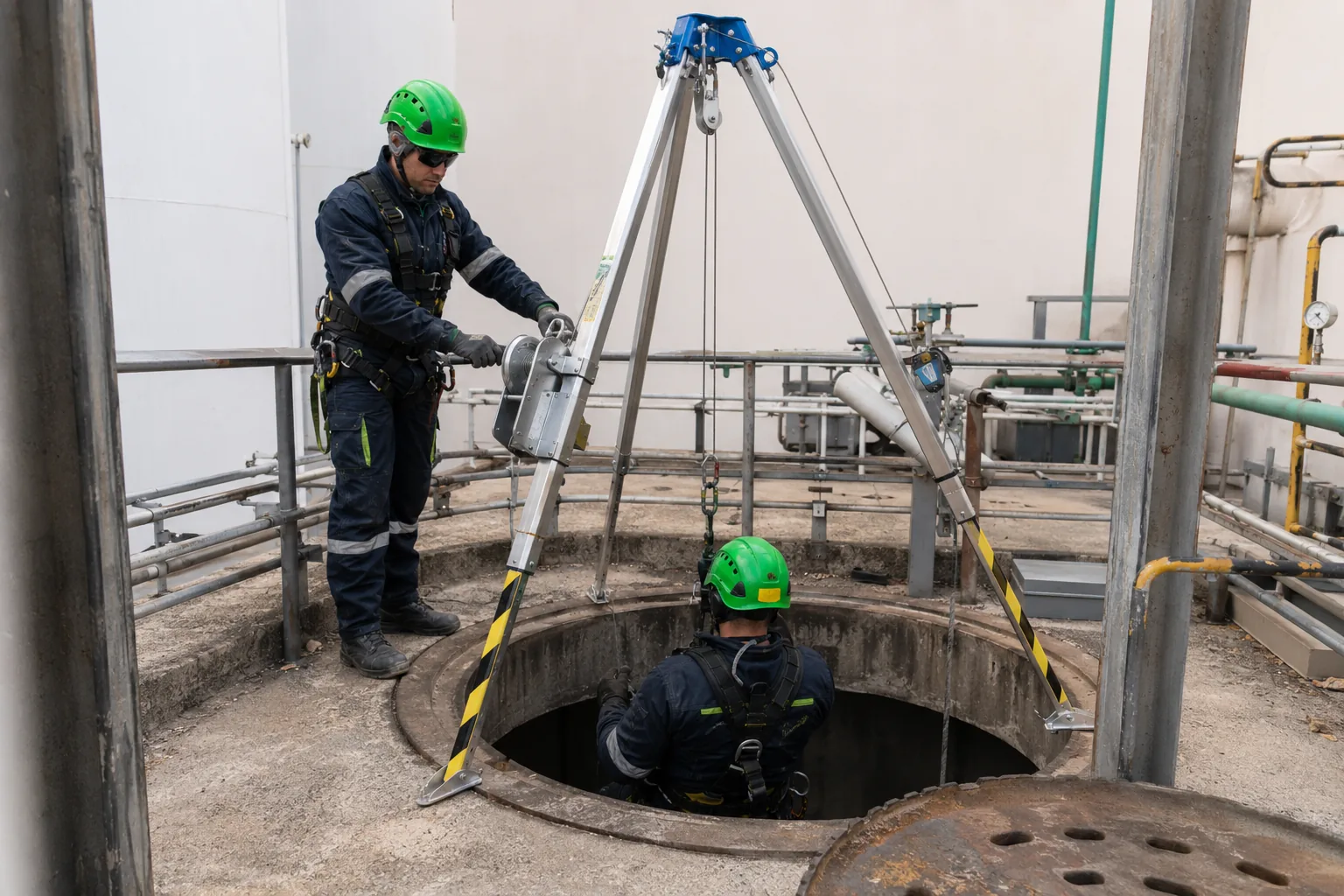 Espacios confinados: donde la caída y el rescate son el mismo problema