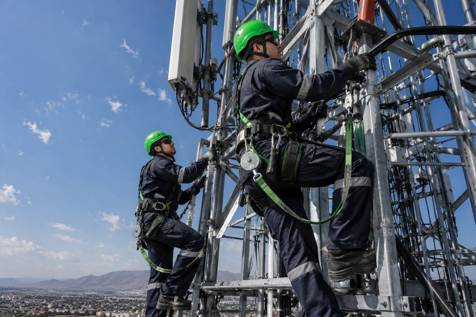 Líneas de vida para torres de telecomunicaciones