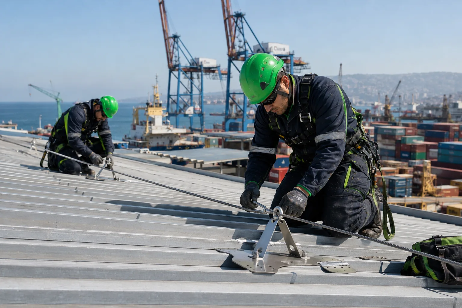 Líneas de vida en Valparaíso para industria y sector portuario